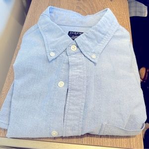 J.Crew Blue Flex Oxford Medium-Tall